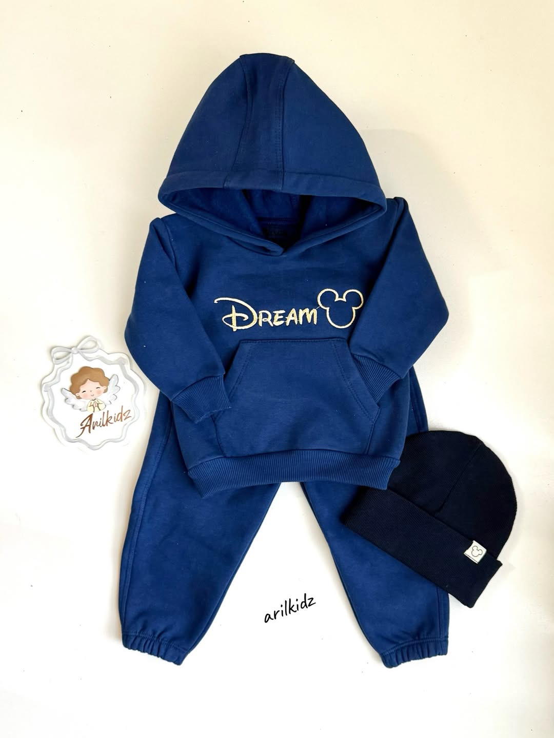 ست هودی دورس سه نخ تو کرک و شلوار بچگانه