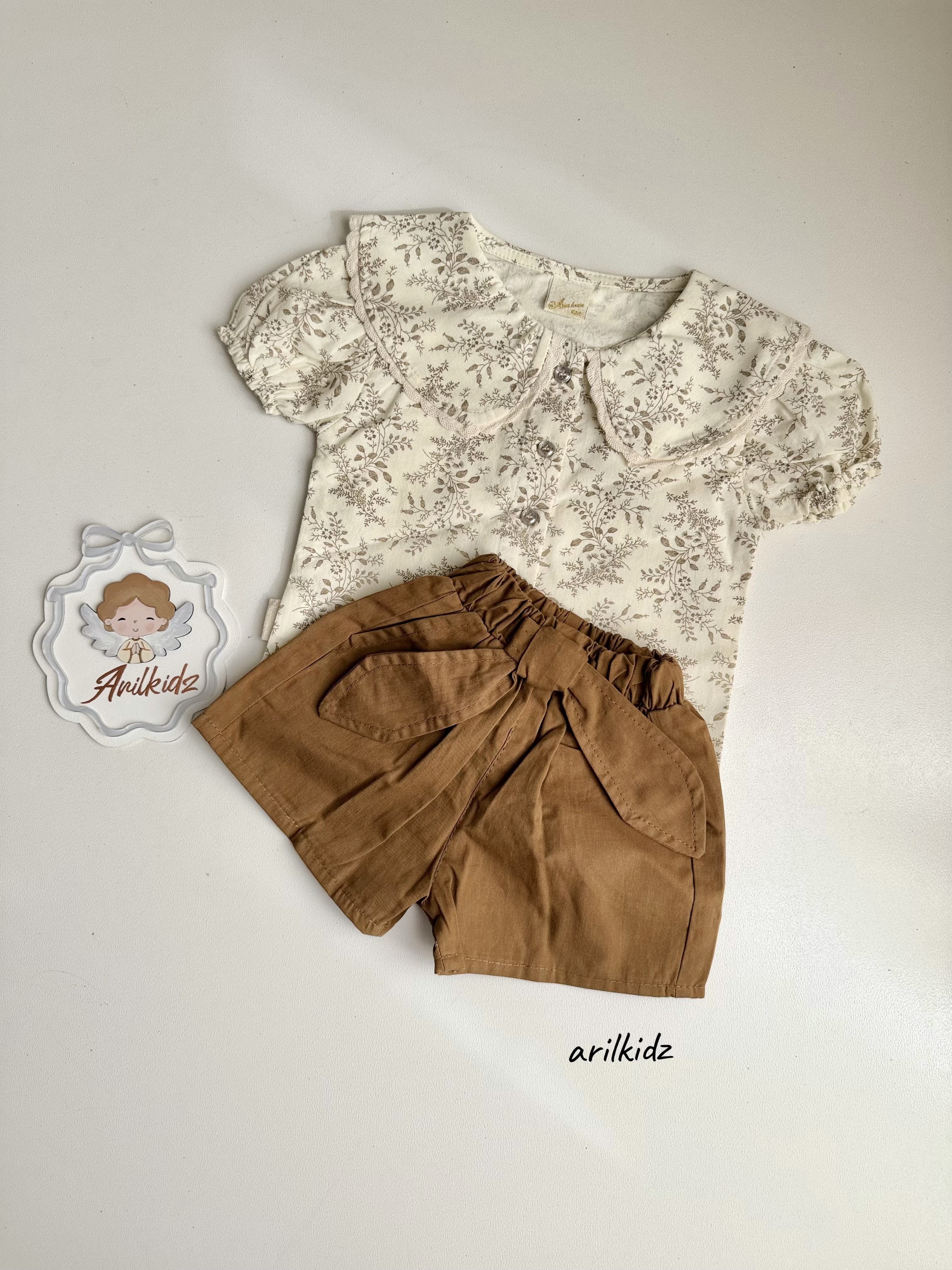 بلوز و شورتک دخترانه کد۱۰۳